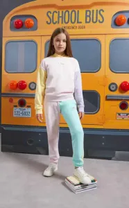 Многоцветна памучна долница за момиче Guess