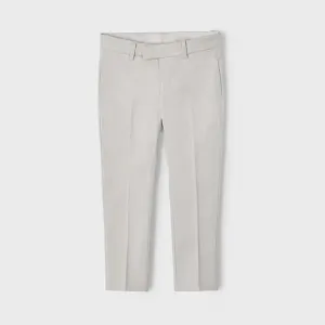 Панталон slim suiting в бежов цвят за мини момче Майорал