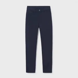 Панталон 5 джоба slim fit basic Морско син цвят за момче Майорал