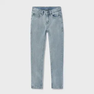 Панталон деним regular fit basic в избелен нюанс за момче Майорал 