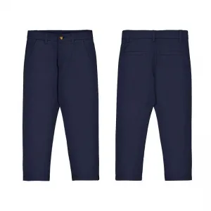 Детски класически панталон чино Mayoral Slim Fit – тъмносин