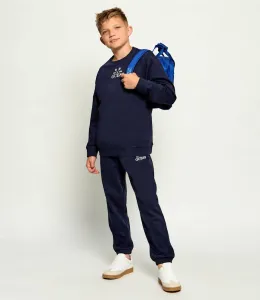 Тъмно син спортен екип блуза и панталон за момче Guess