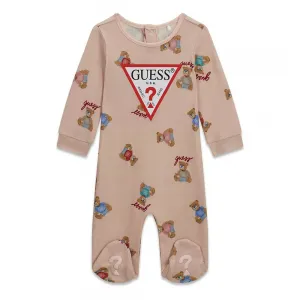 Бебешки гащеризон с мечета Guess Bear – Розов меланж