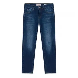 Детски дънки Slim Fit с изсветлен ефект Guess